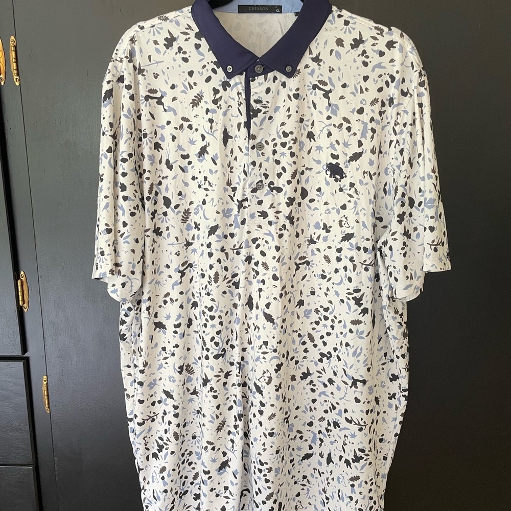 Greyson Pattern Golf Polo Shirt
